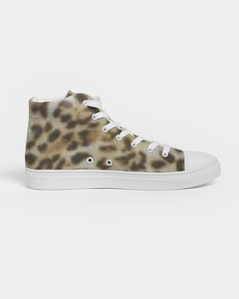 fz leopard zone men's hightop canvas shoe