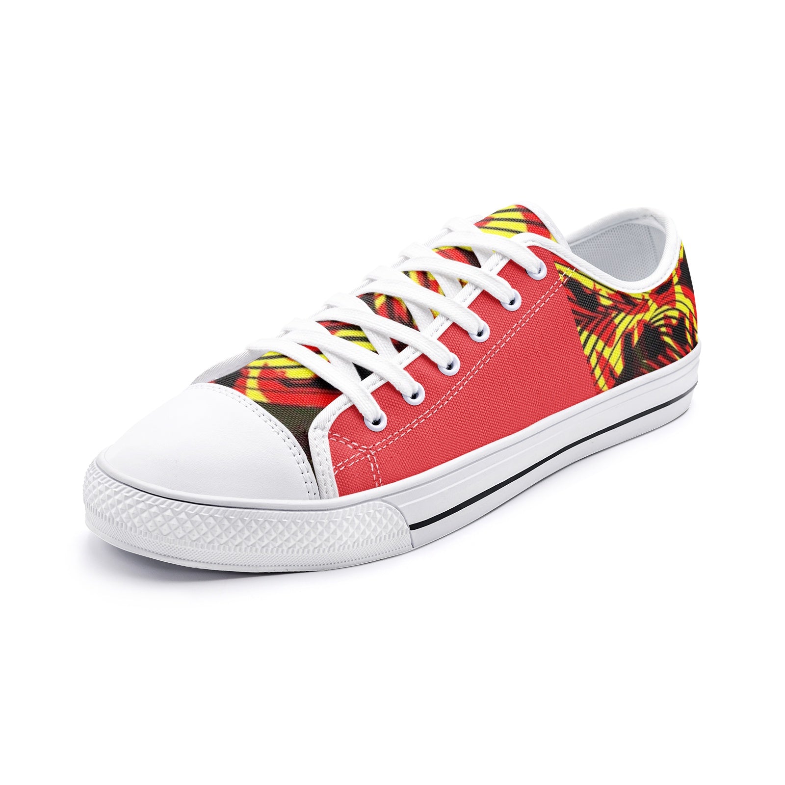 FZ African Print Unisex Low Top Canvas Shoes - FZwear