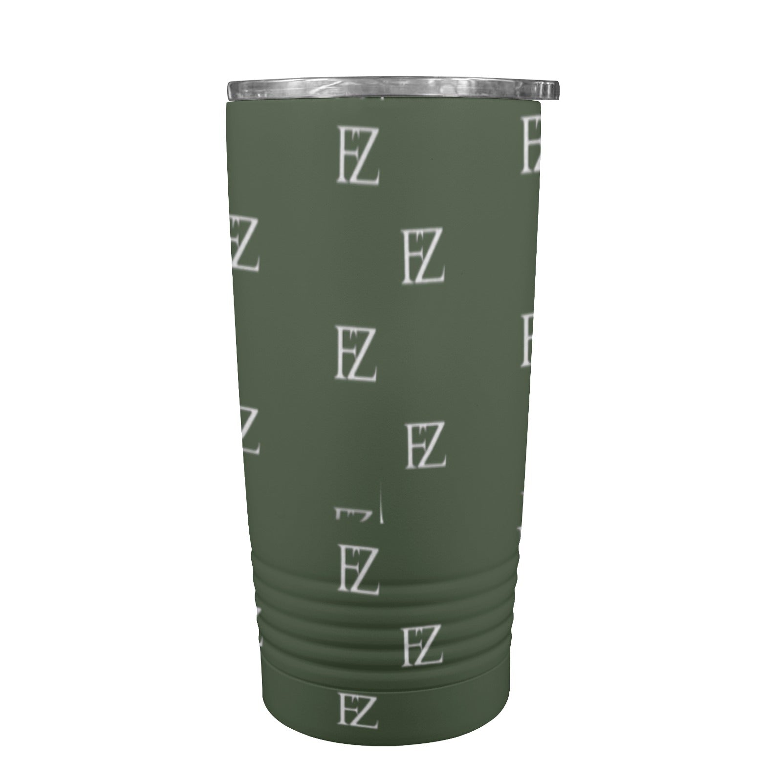 fz original coffee cup - green insulated stainless steel tumbler (20oz )