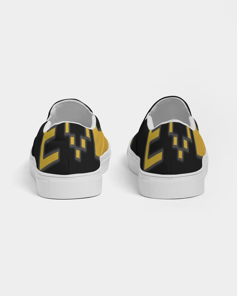 black zone women's slip-on canvas shoe