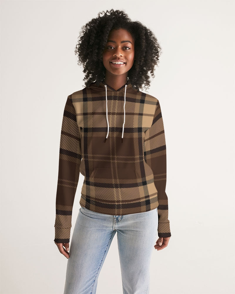 fz plaid women's hoodie