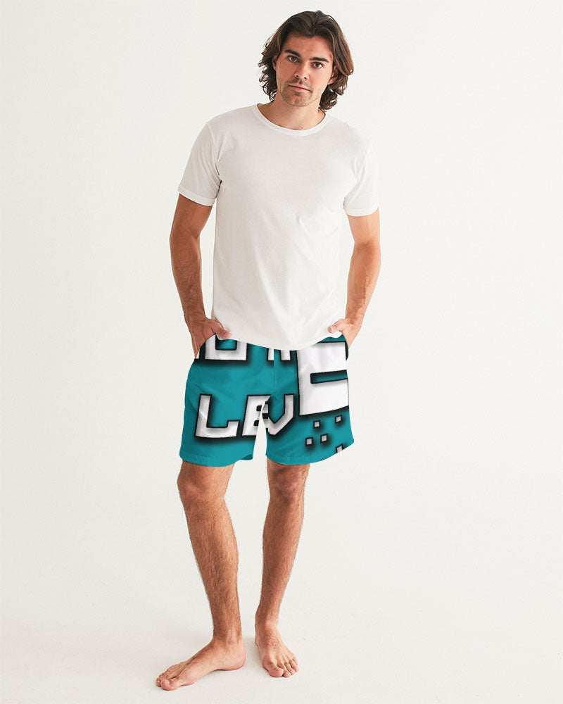 blue sky men's swim trunk