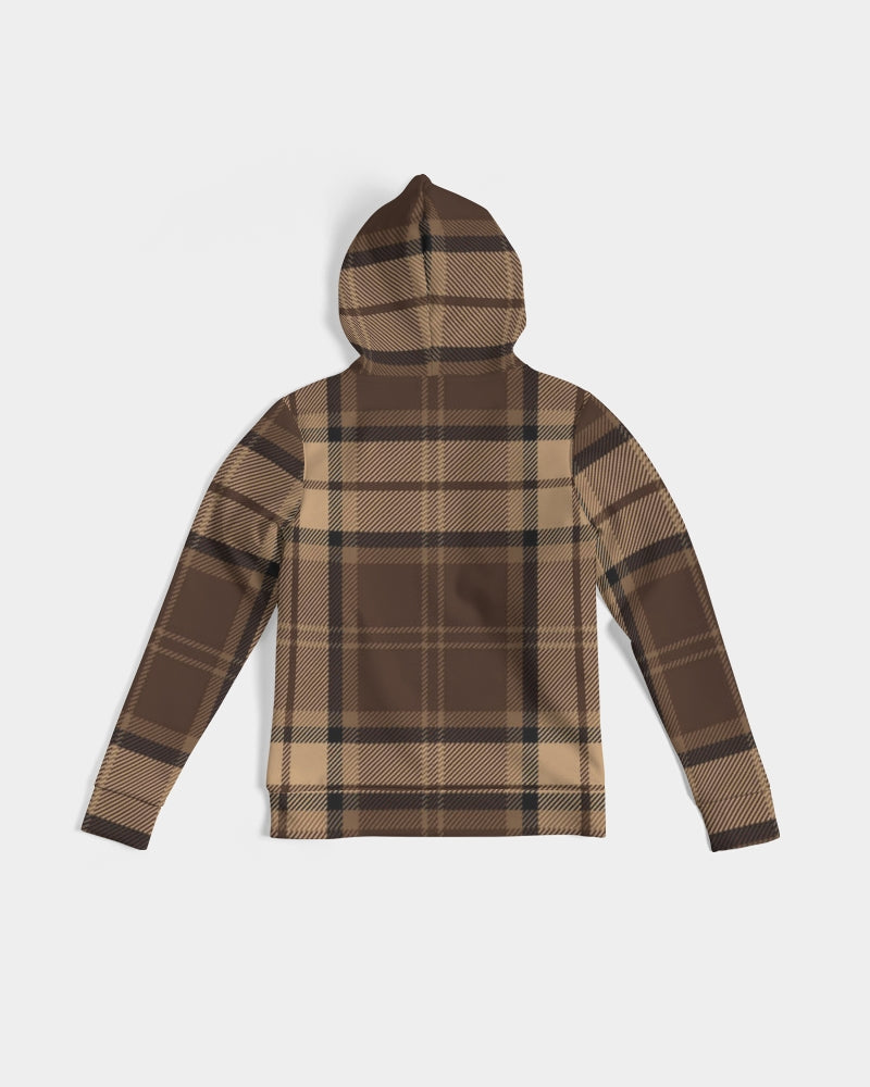 fz plaid women's hoodie
