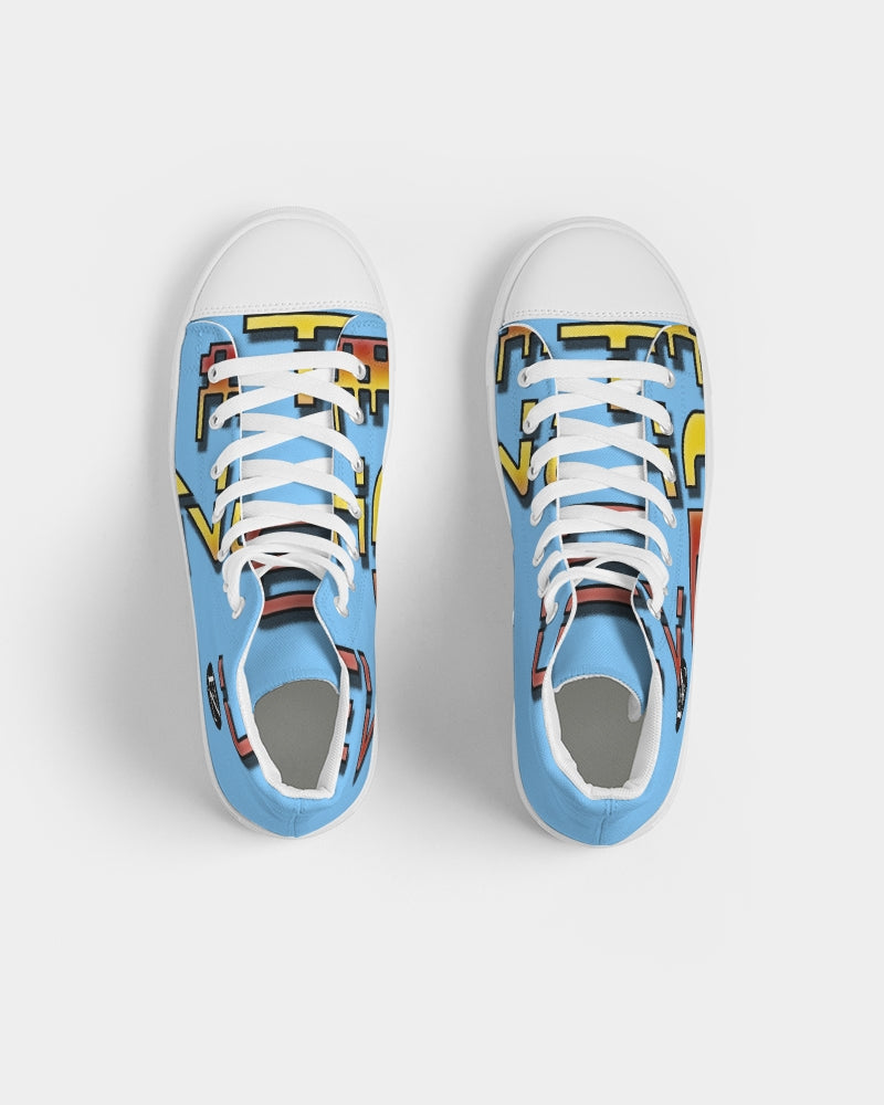 blue sky zone women's hightop canvas shoe