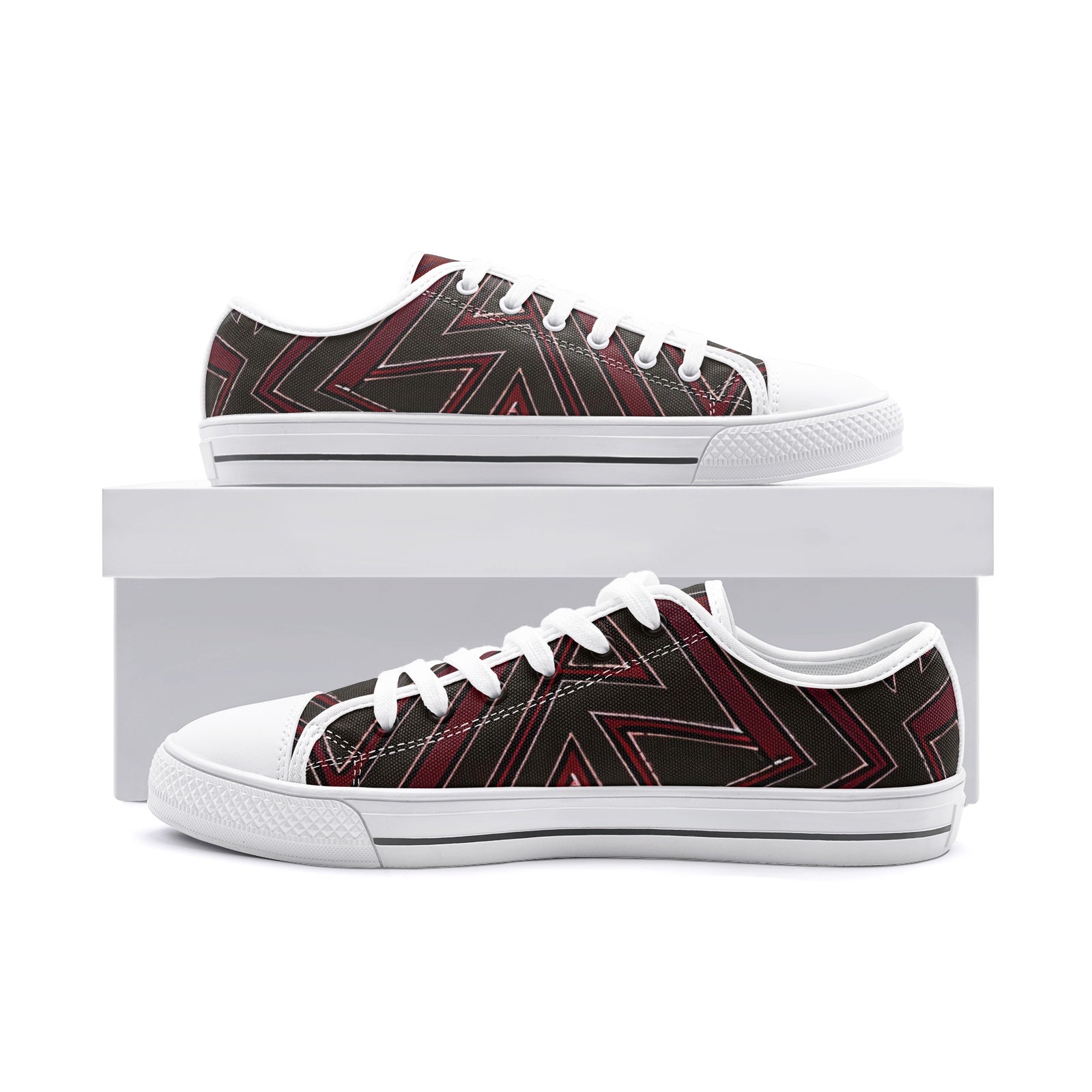 FZ African Print Unisex Low Top Canvas Shoes - FZwear