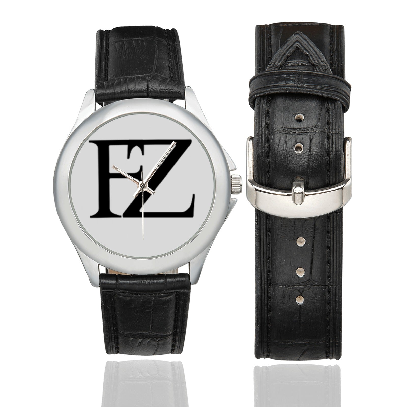 fz women's watch - zone too women's classic leather strap watch (model 203)