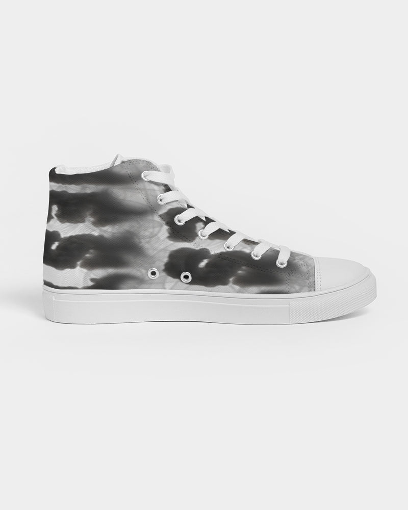 weed zone men's hightop canvas shoe