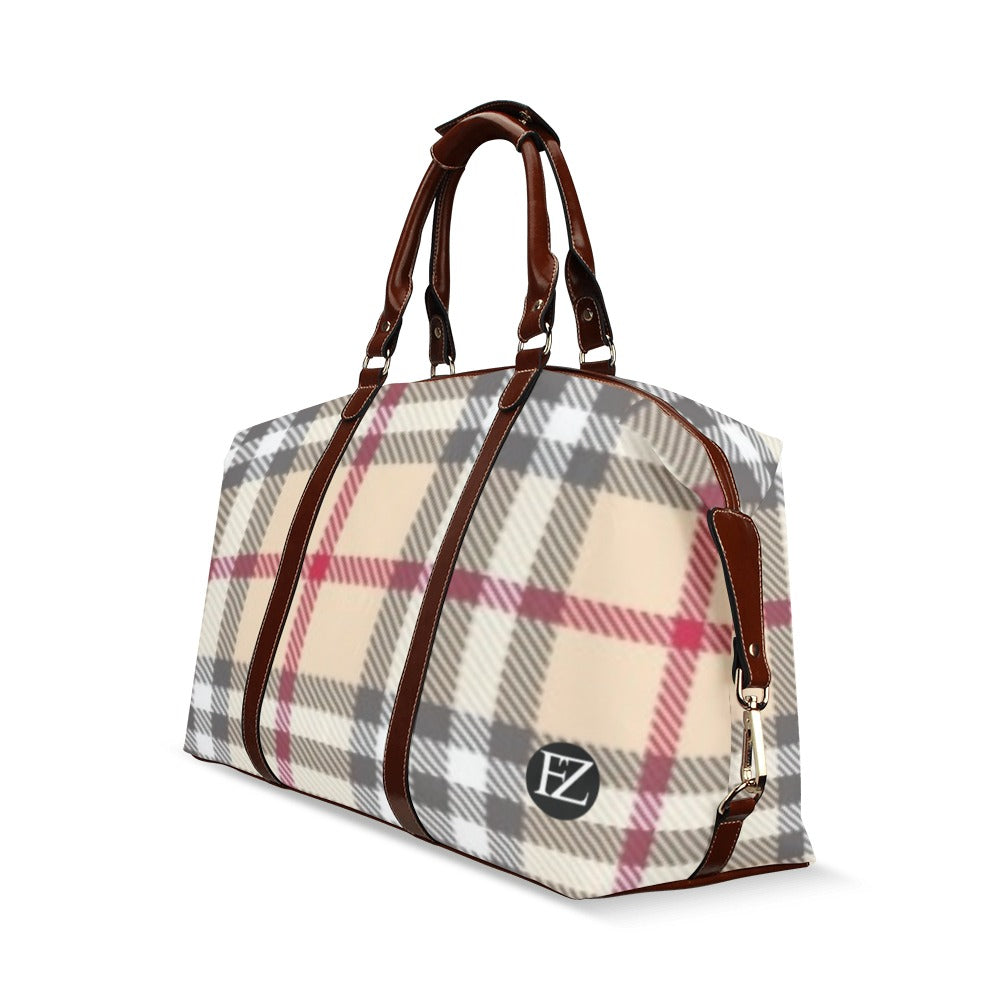 fz plaid travel bag