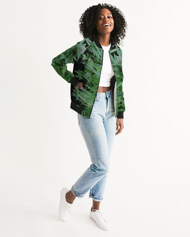 the bud - darker shade women's bomber jacket