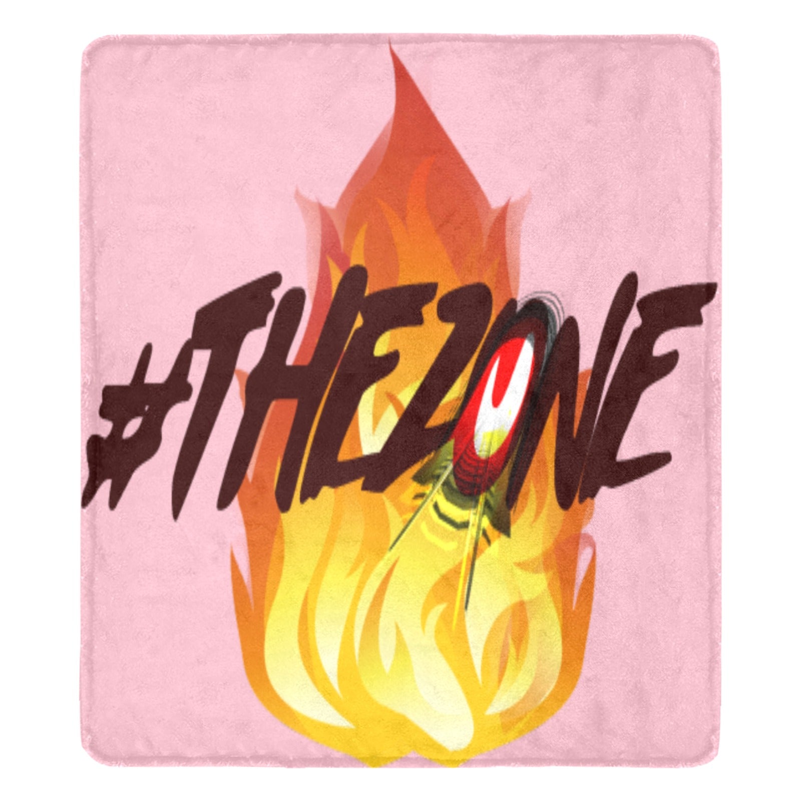 fz blanket zone (xl) one size / fz blanket - zone pink ultra-soft micro fleece blanket 70"x80"