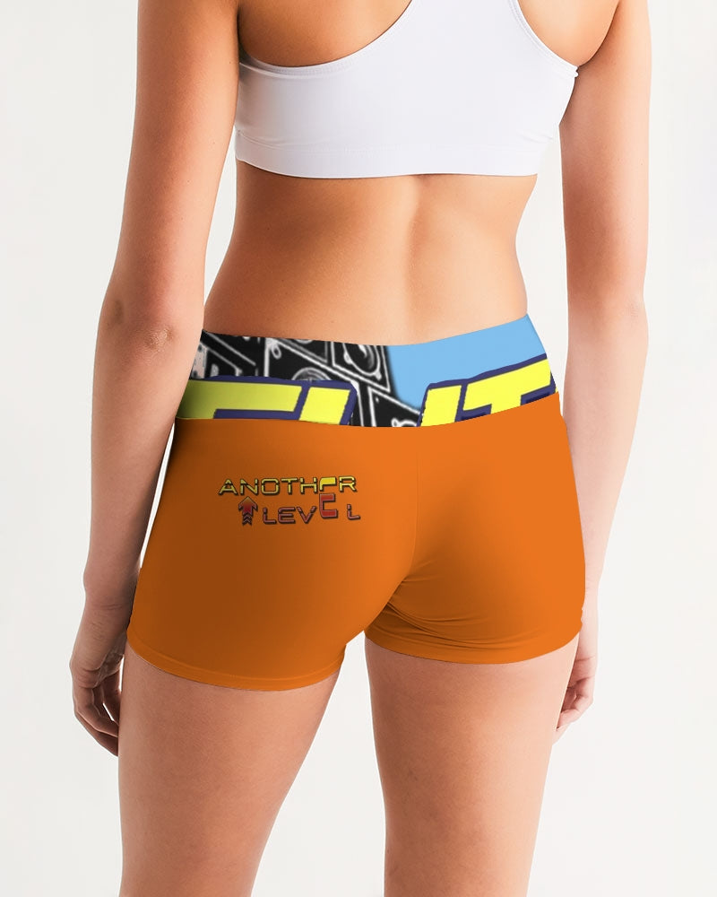 sunshine women's mid-rise yoga shorts