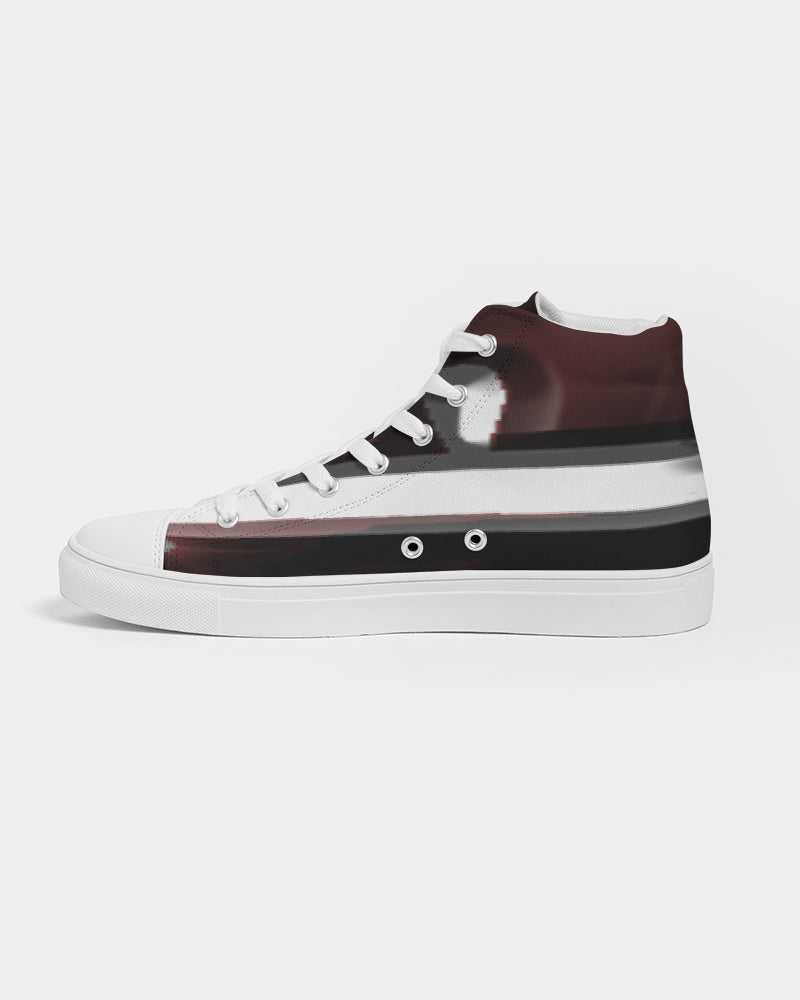 the zone circle men's hightop canvas shoe