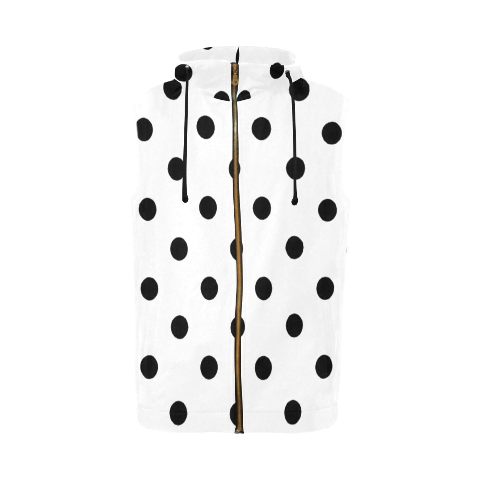 fz men's dot sleeveless hoodie