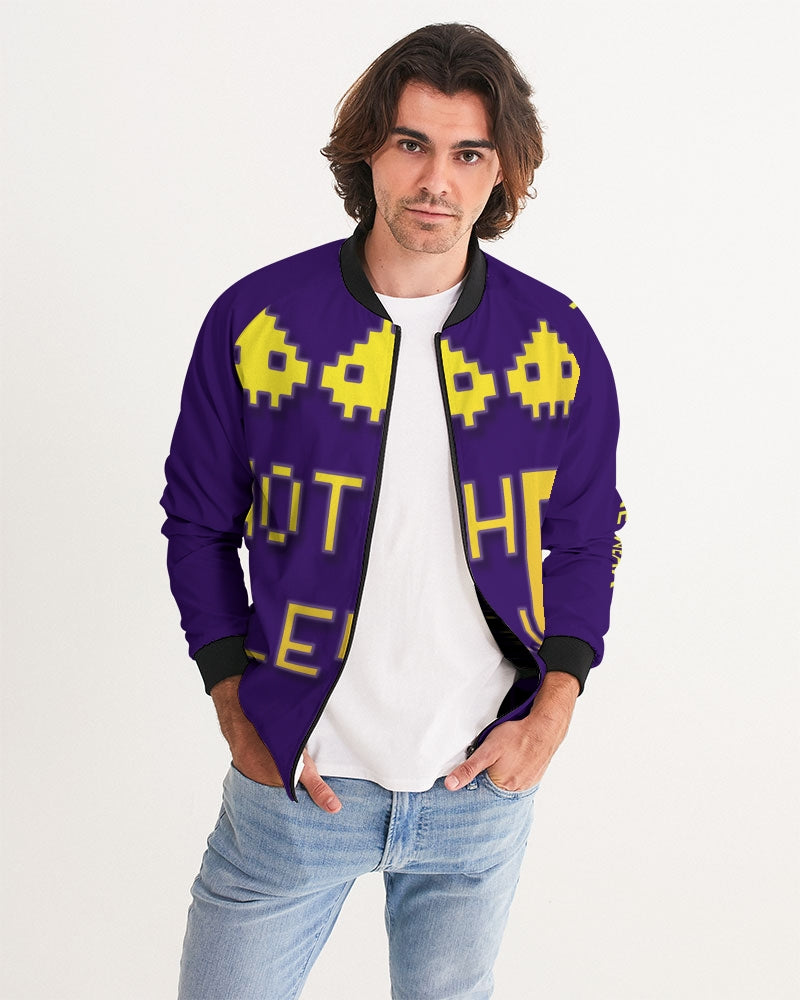 purple flite men's bomber jacket