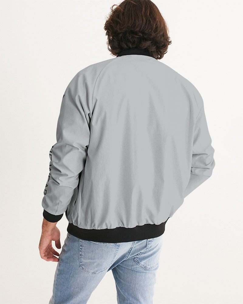 flying grey men's bomber jacket