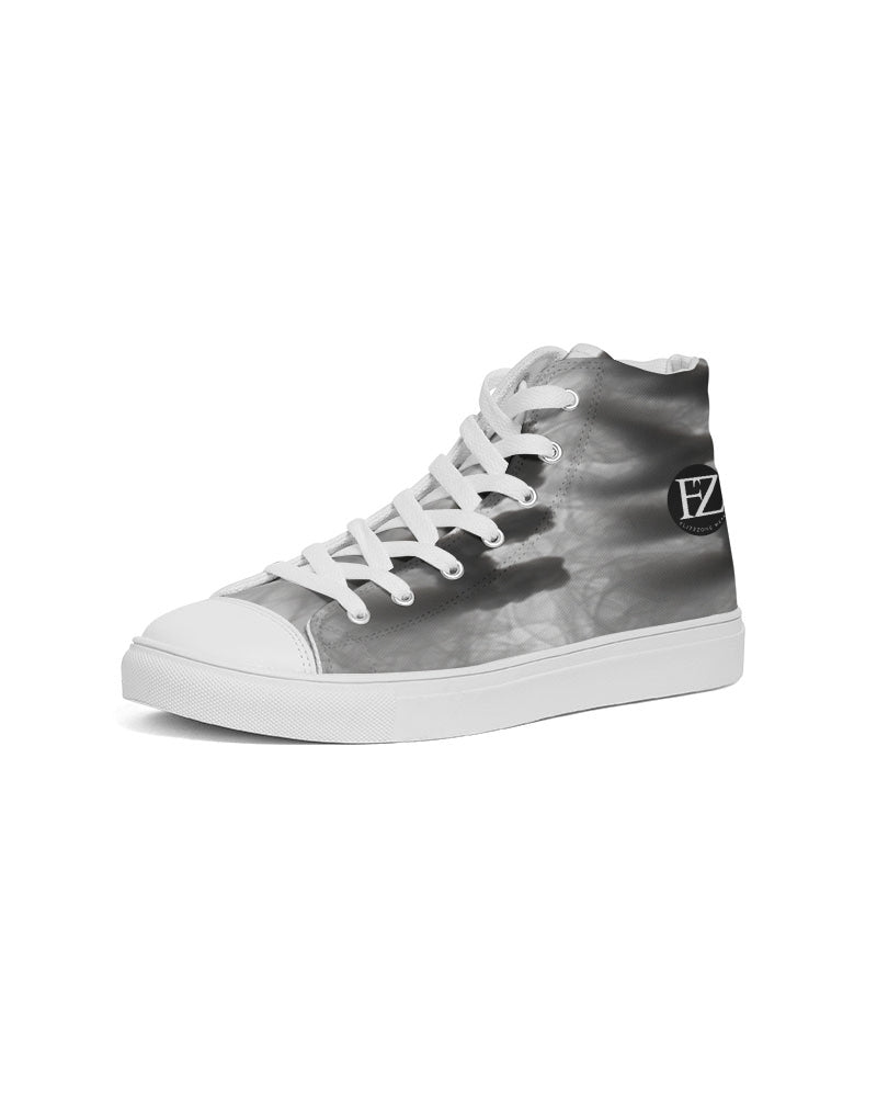 weed zone men's hightop canvas shoe