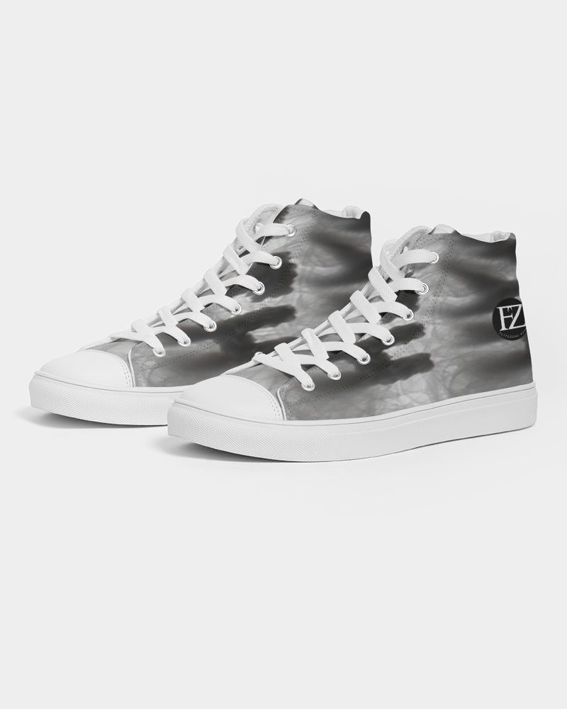 weed zone men's hightop canvas shoe