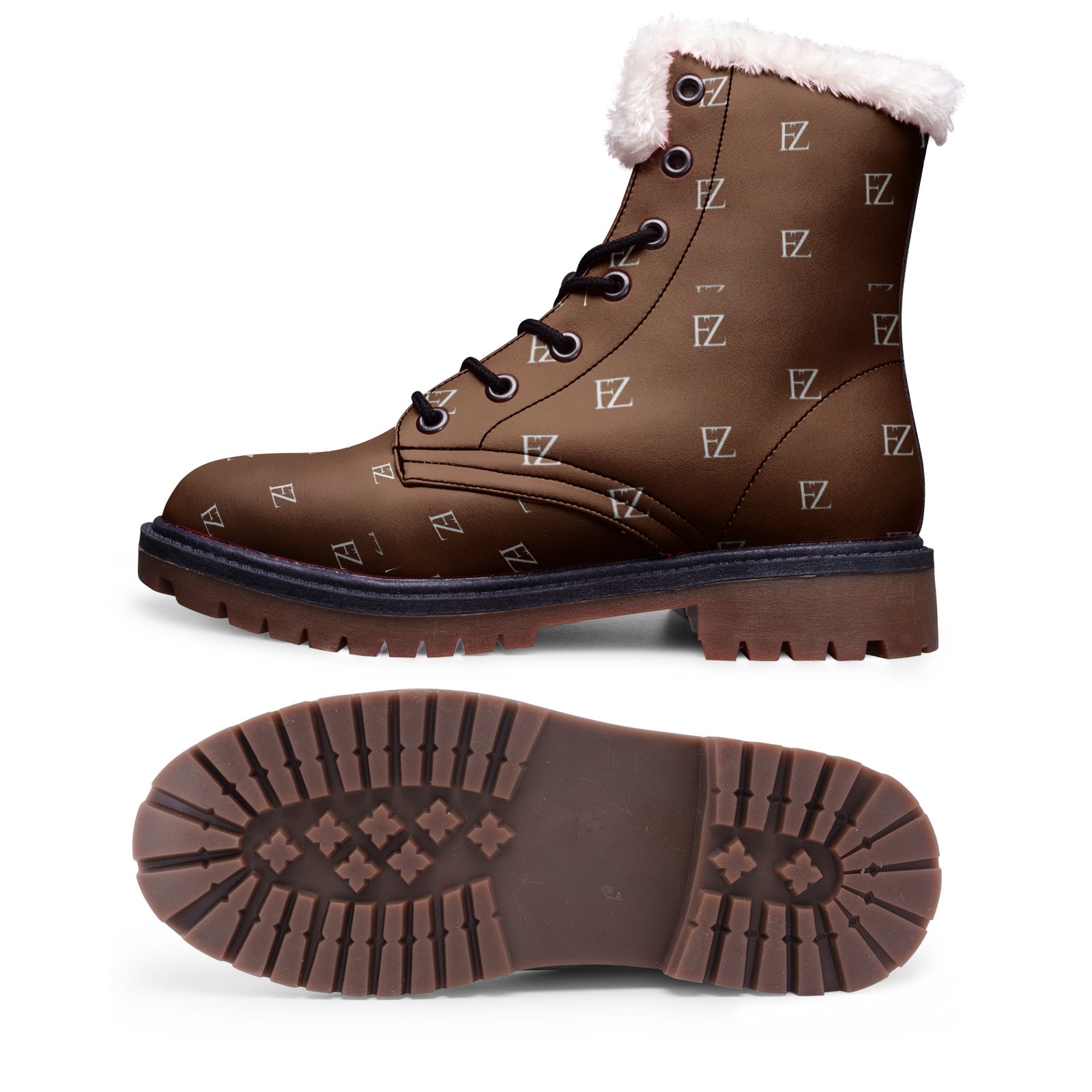 FZ Unisex Lace Up Winter Comfort Chukka Boots - FZwear
