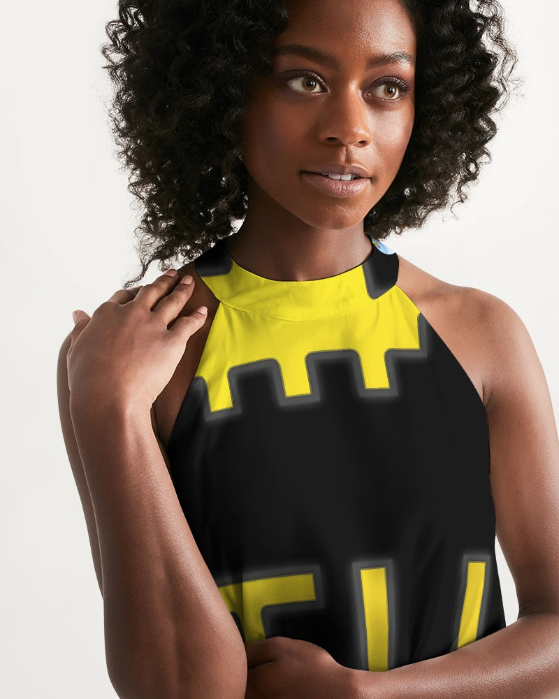 black zone women's halter dress