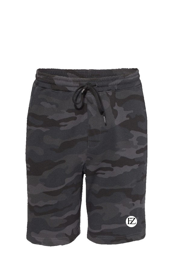 men's black camo shorts
