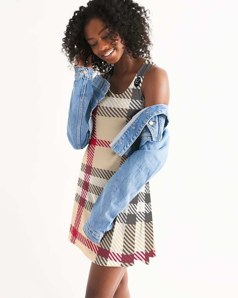 fz creme women's racerback dress