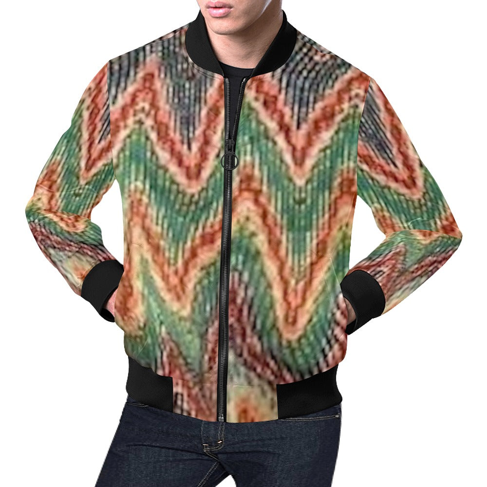 fz men's designer jacket- maze men's all over print casual jacket (model h19)