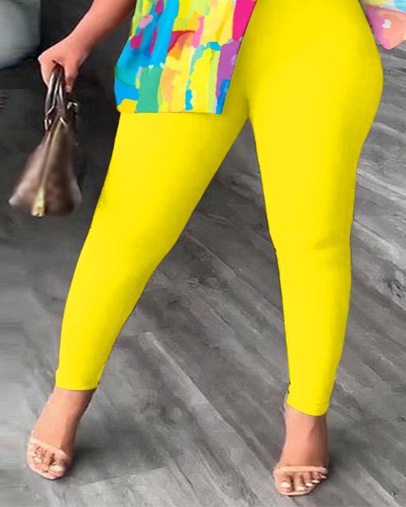 FZ Women's Plus Size Tie Dye Print Pants Suit - FZwear