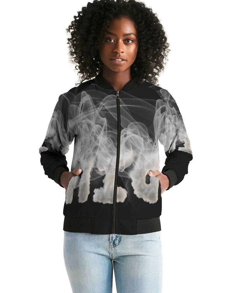 smoking the highest women's bomber jacket