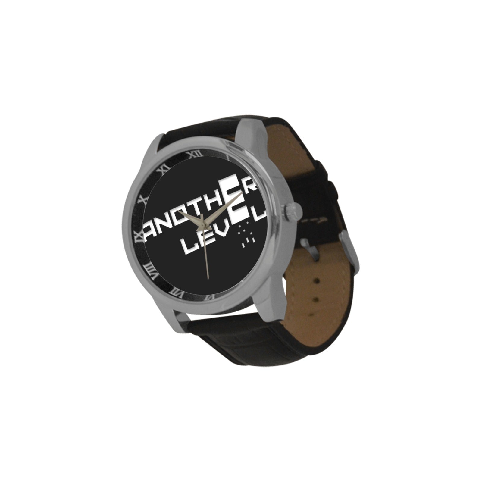 fz men's watch men's leather strap large dial watch (model 213)