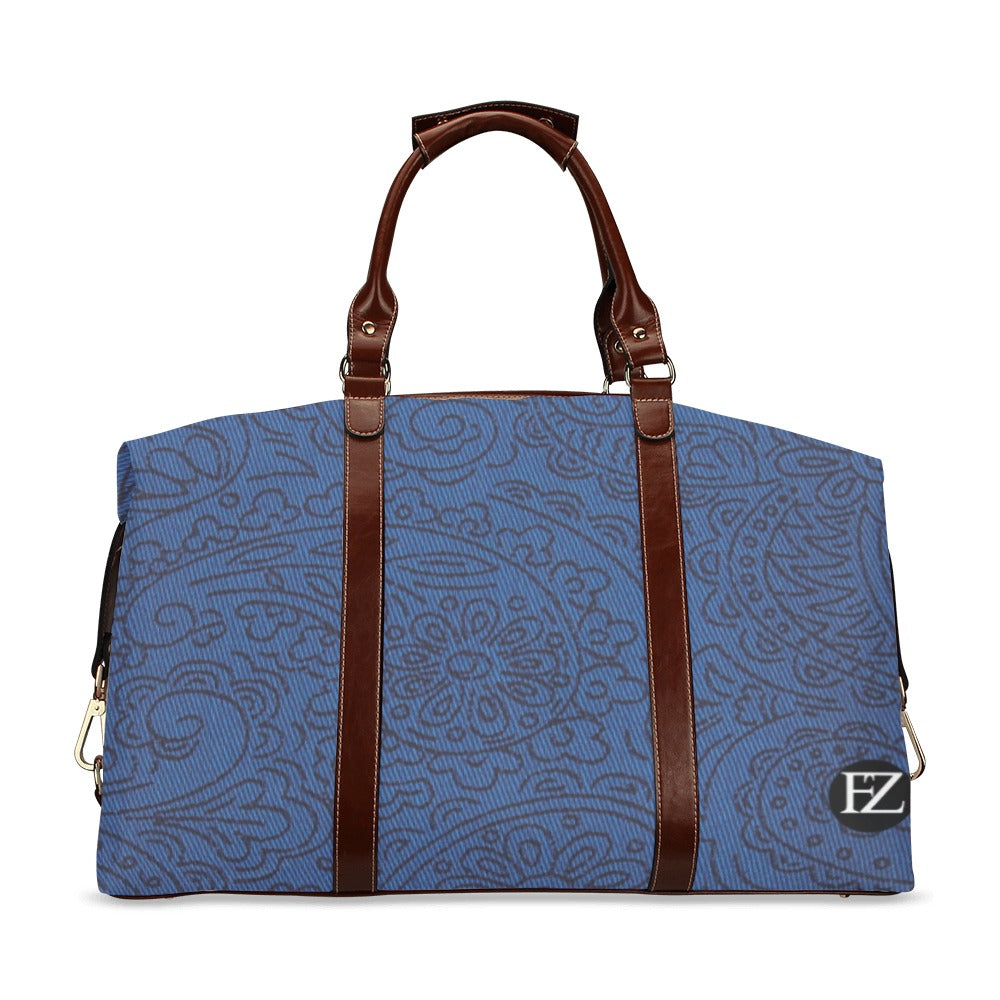 fz abstract blue travel bag