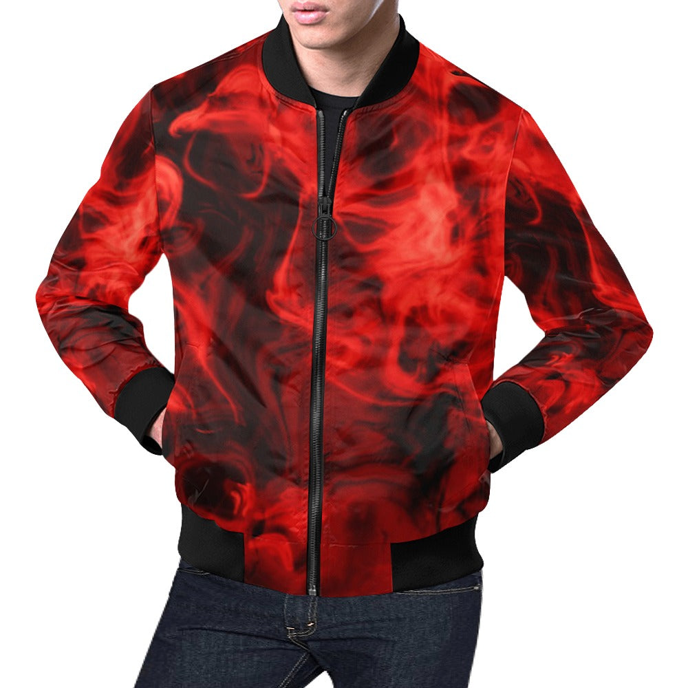 fz men's designer jacket men's all over print casual jacket (model h19)