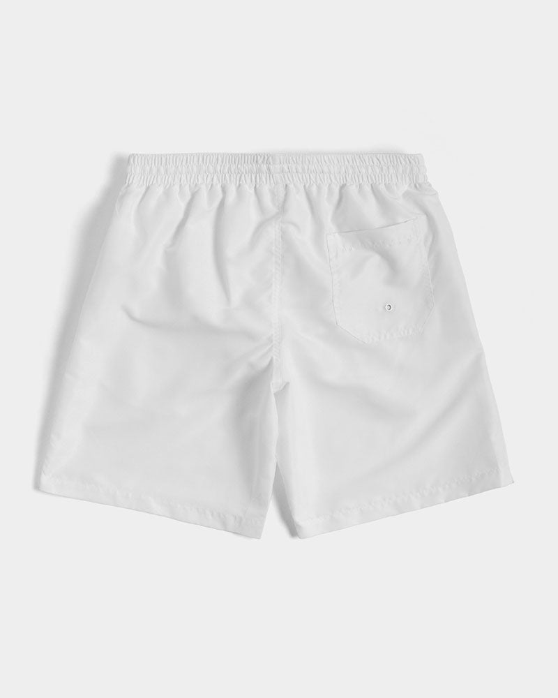 the white bull men's swim trunk