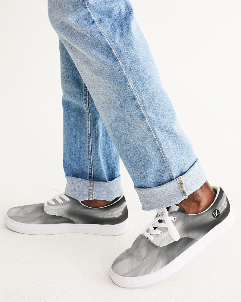 weed zone men's lace up canvas shoe