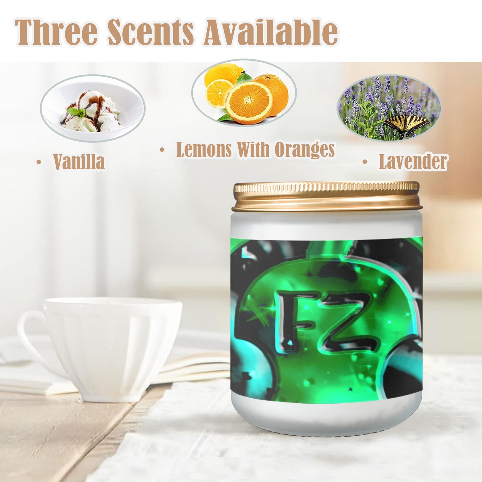 fz cented candles custom scented candle (made in queen)