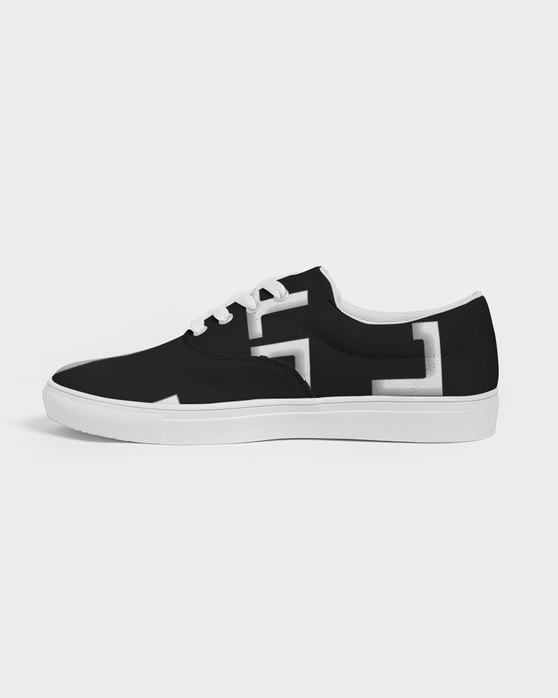 black flite women's lace up canvas shoe