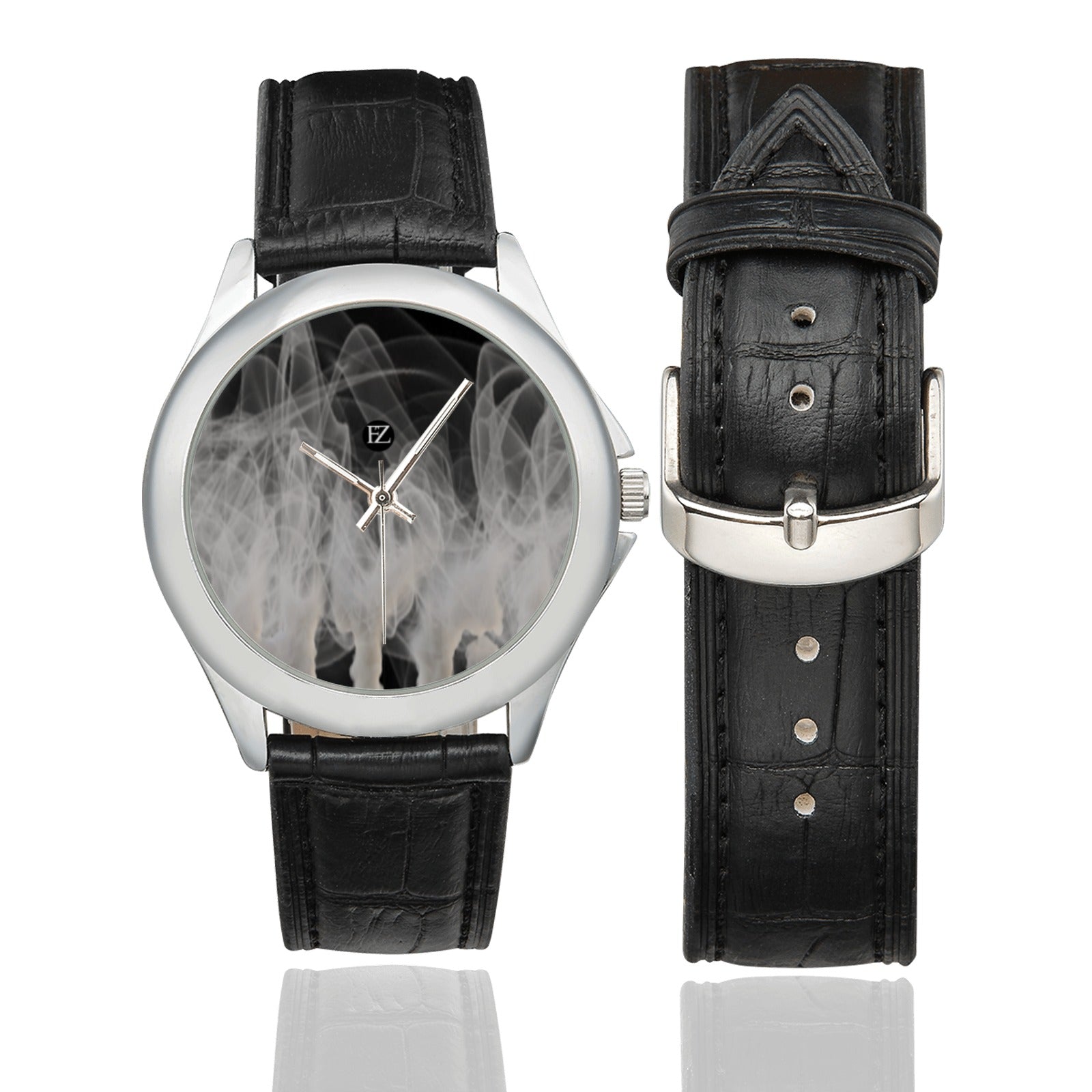 fz women's watch women's classic leather strap watch (model 203)