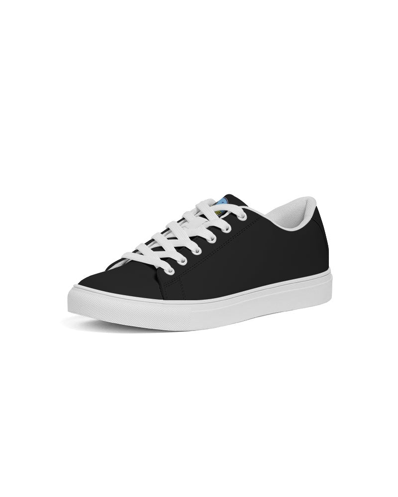 plain flite women's faux-leather sneaker