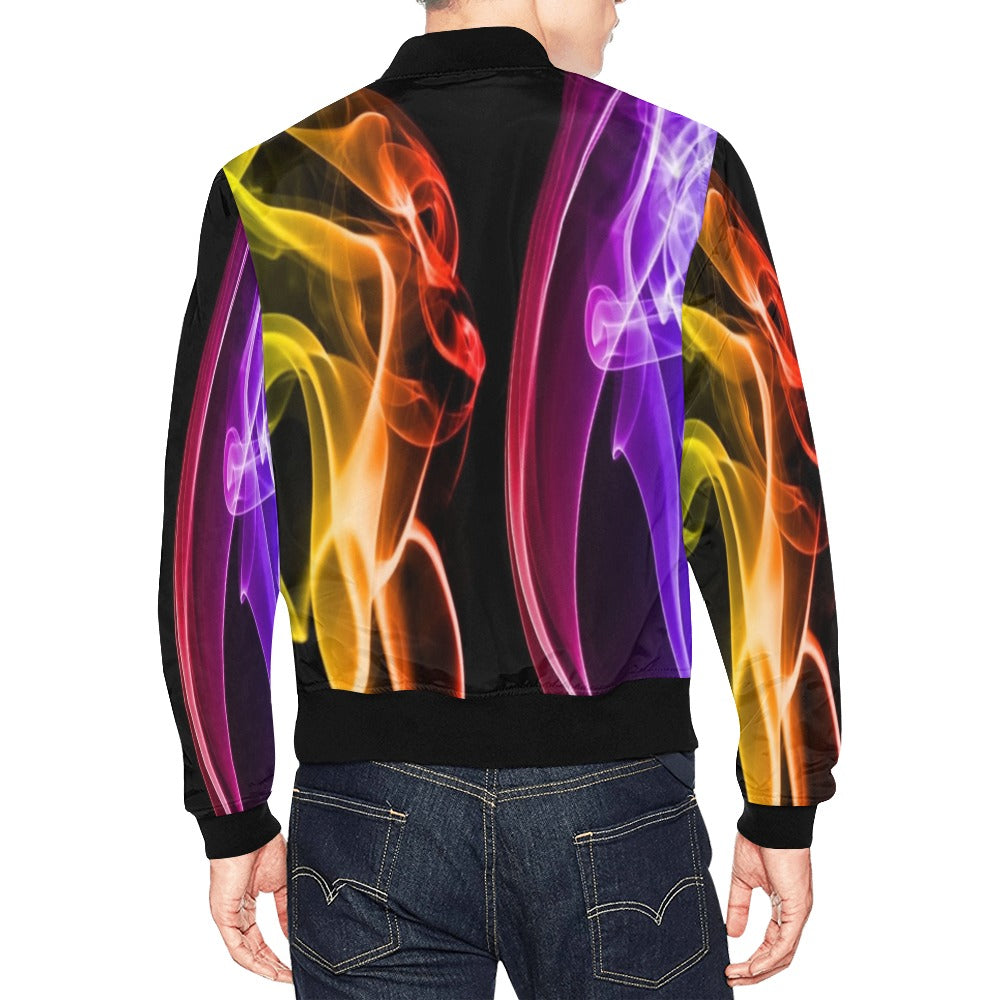 fz men's designer jacket men's all over print casual jacket (model h19)