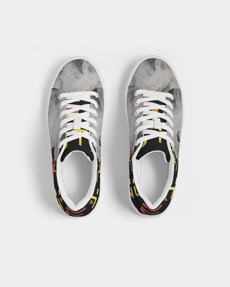 dark flite women's faux-leather sneaker