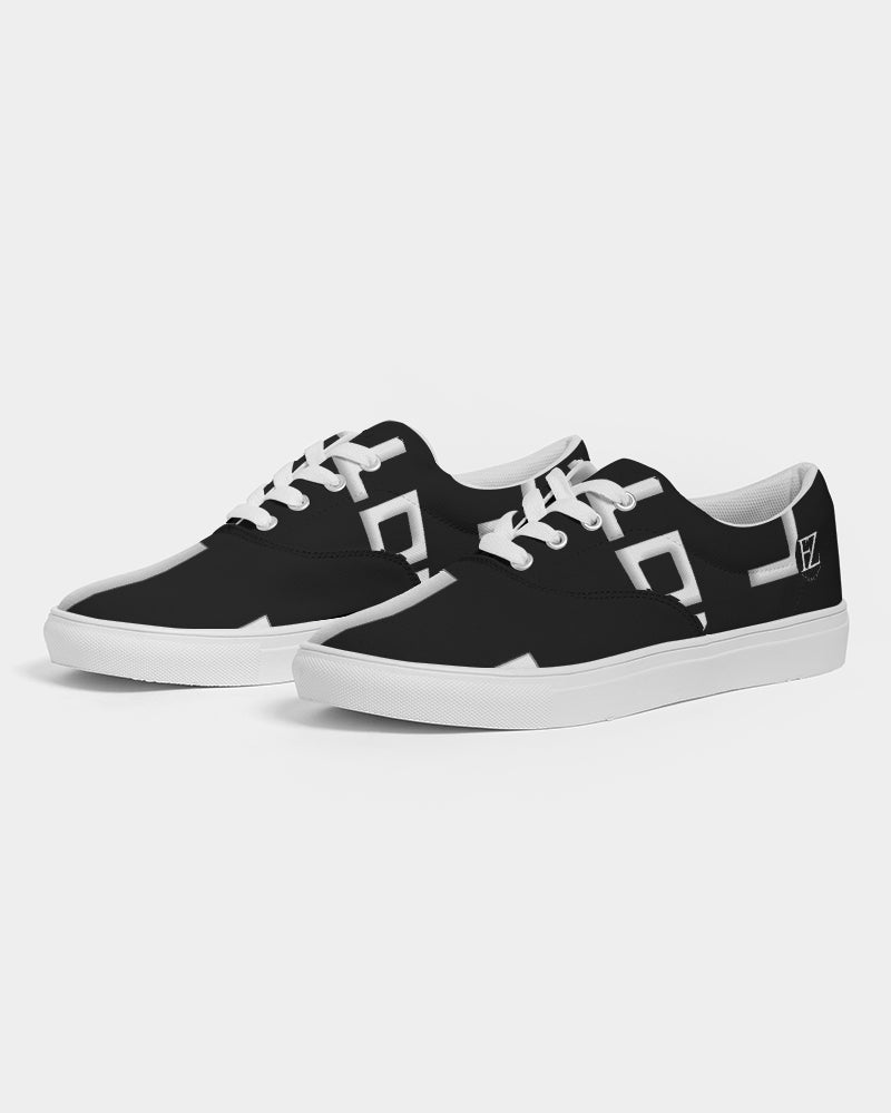 black flite men's lace up canvas shoe