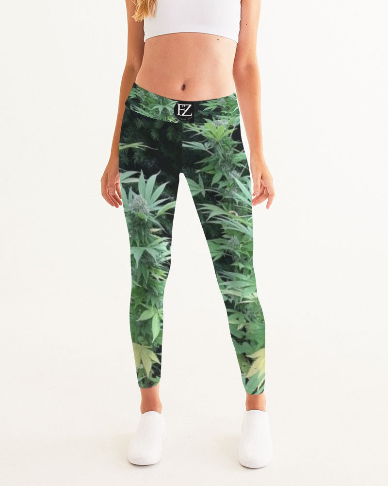 orange hill - lighter shade women's yoga pants