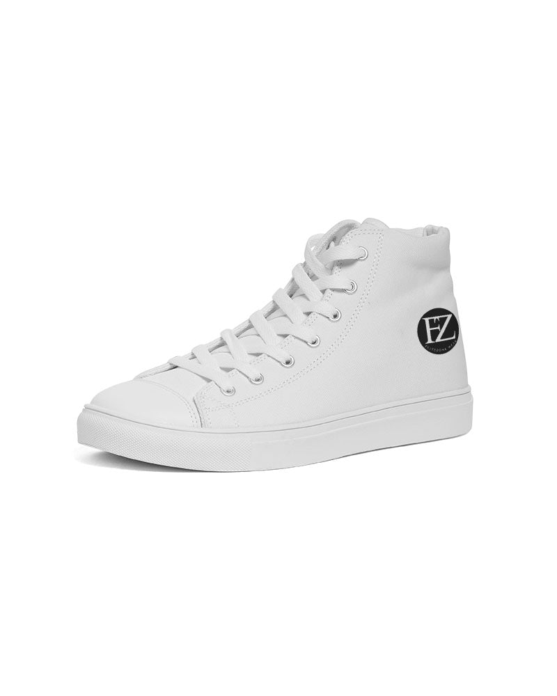 white flite men's hightop canvas shoe