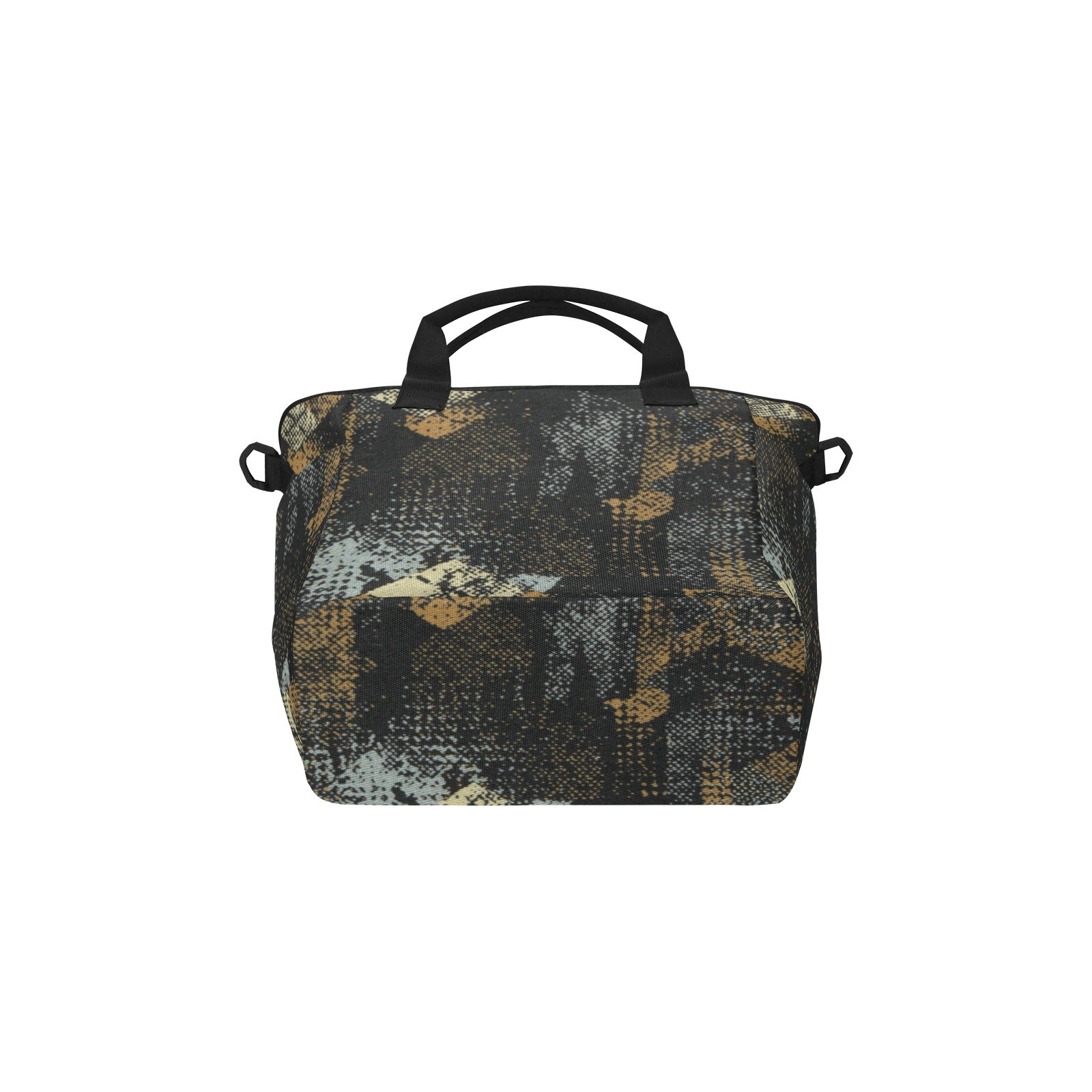 fz lunch bag - abstract insulated lunch tote bag with shoulder strap (model1724)
