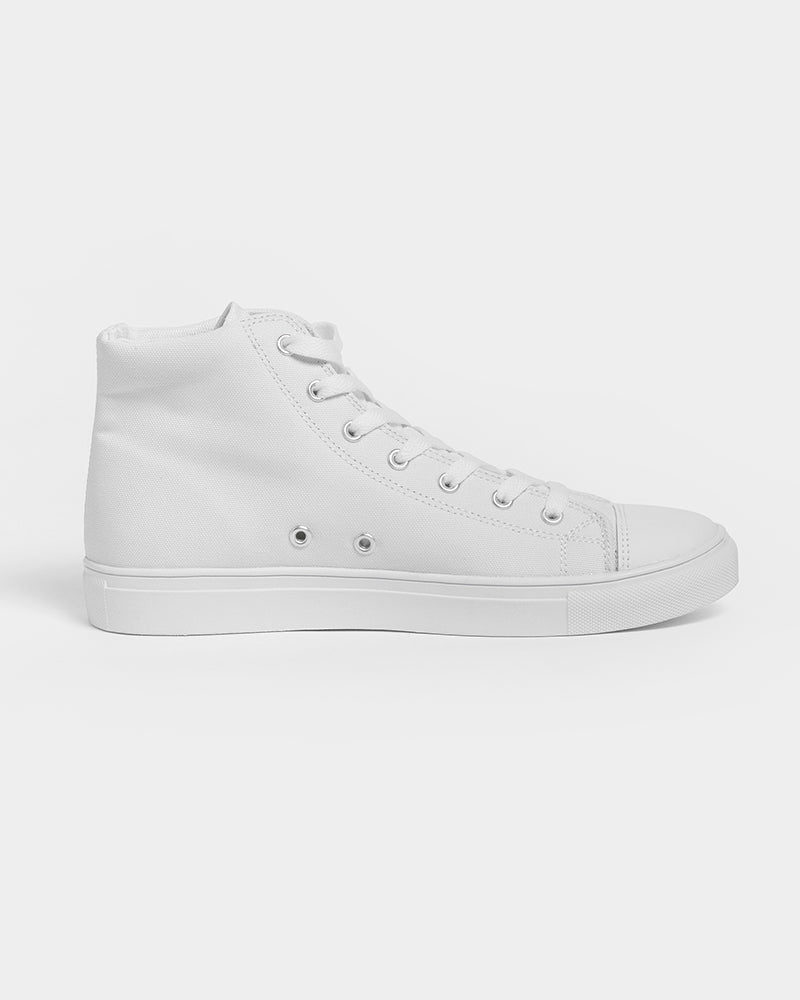 white flite men's hightop canvas shoe