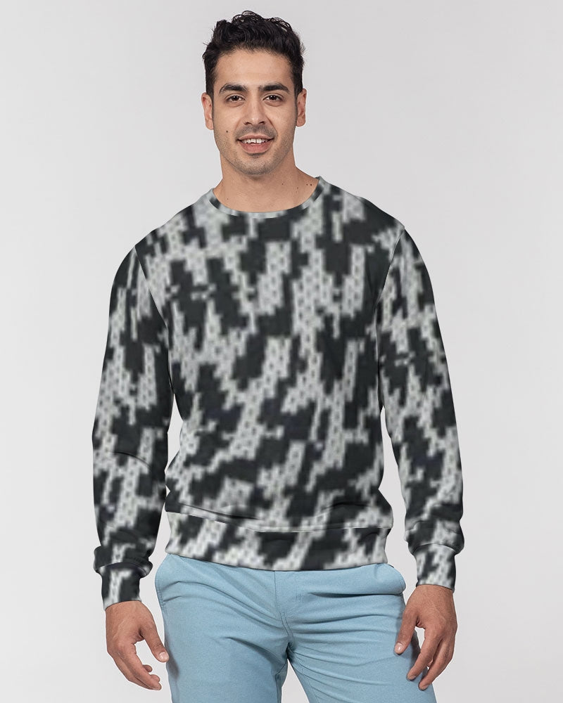 fzwear abstract men's classic french terry crewneck pullover