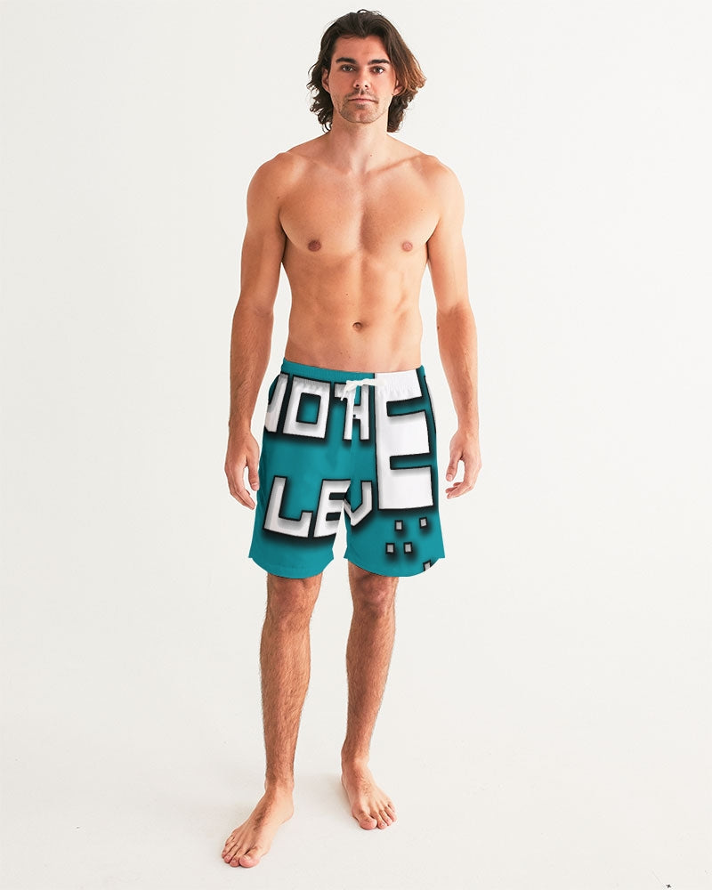 blue sky men's swim trunk