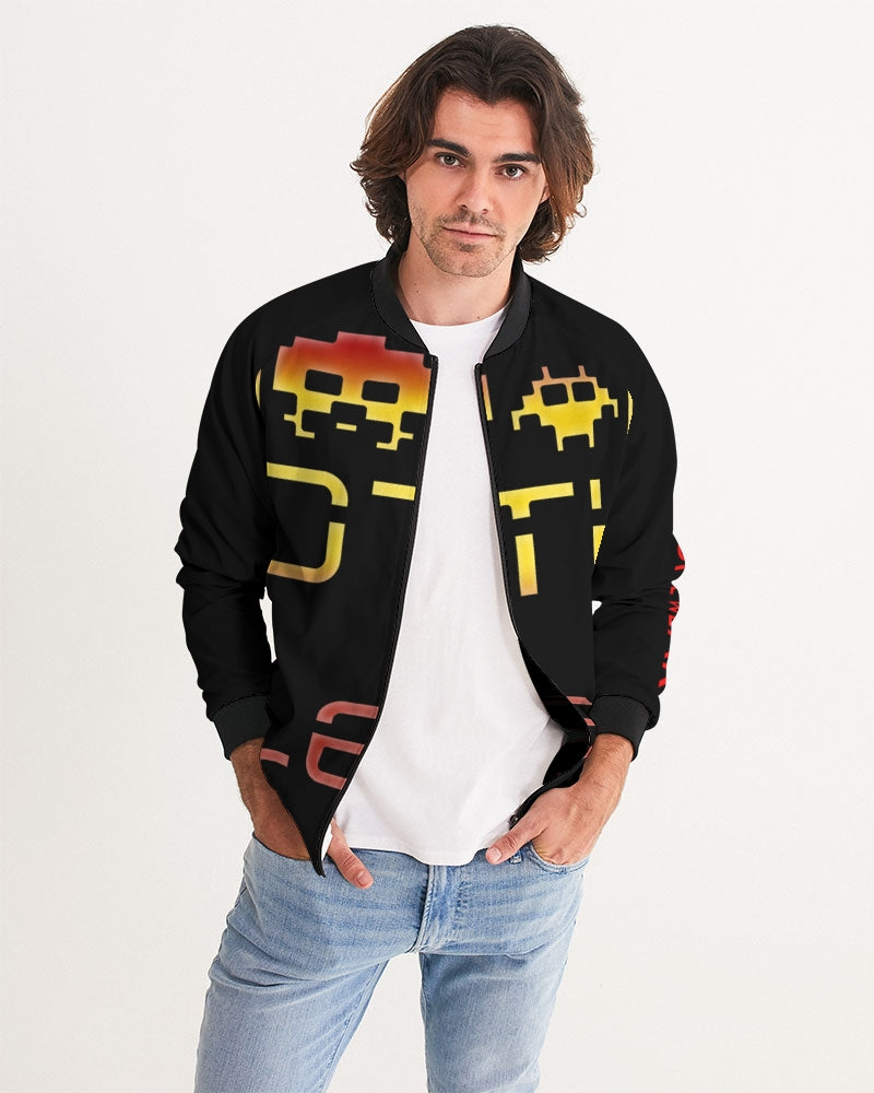 black zone men's bomber jacket