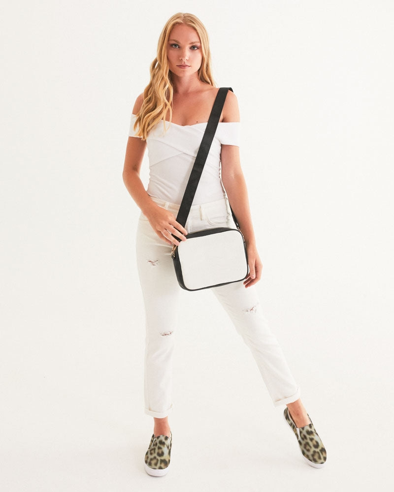 fz leopard zone women's slip-on canvas shoe