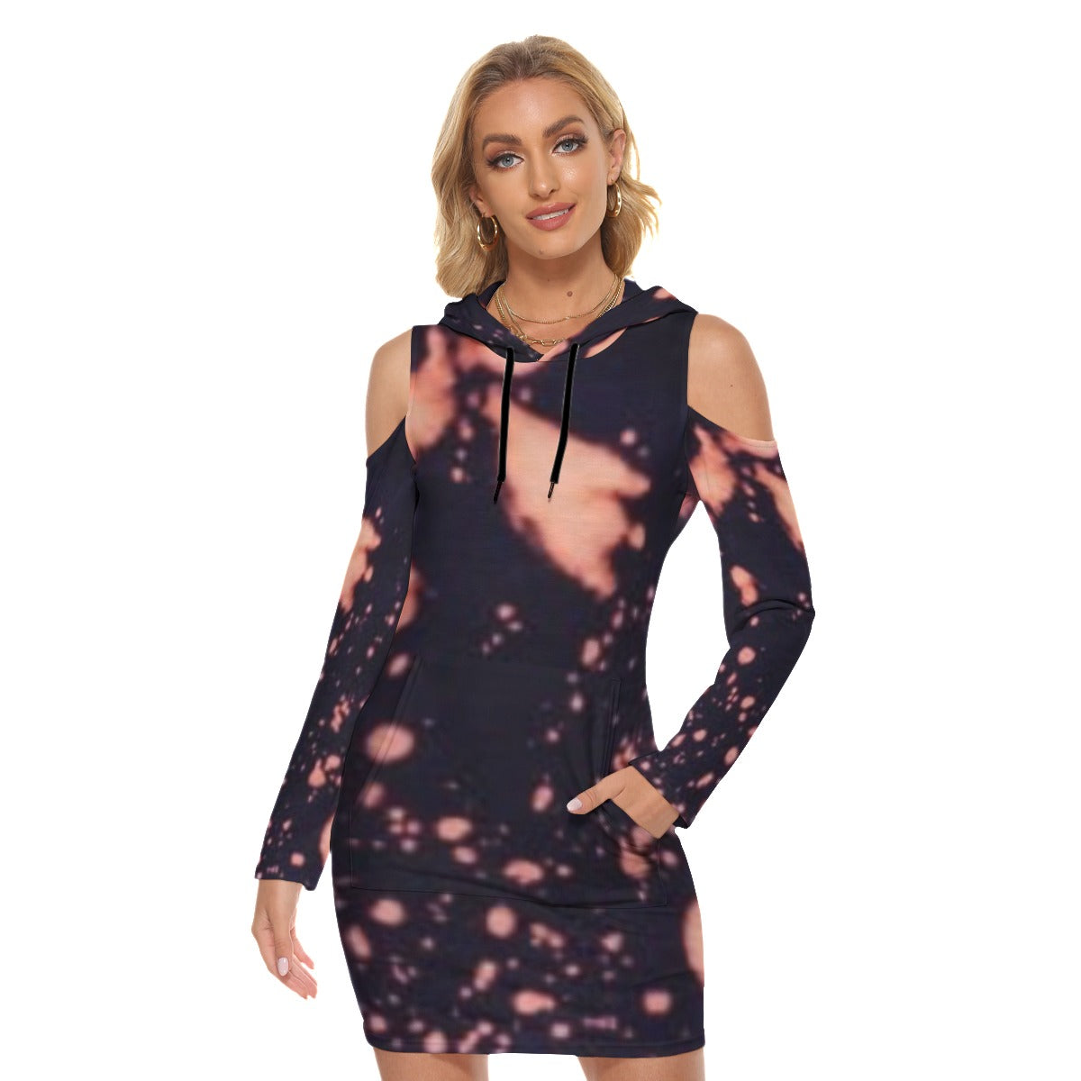 all-over print women's tight dress