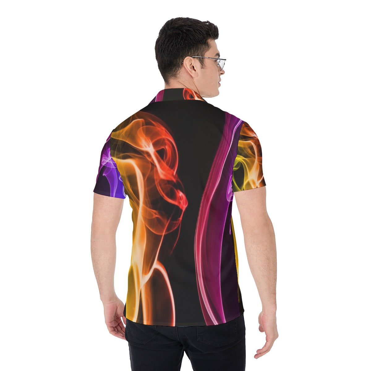 all-over print men's shirt